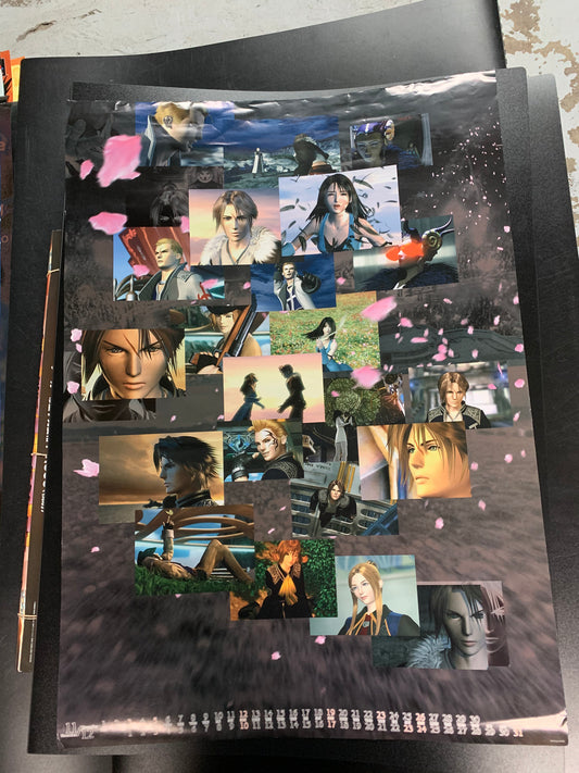 Final Fantasy VIII 1999 PS1 Poster Variant 3