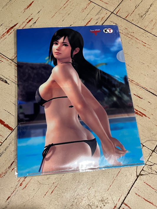 Dead or Alive Xtreme 3 Scarlet Collectors Edition Bonus A4 Clear Folder