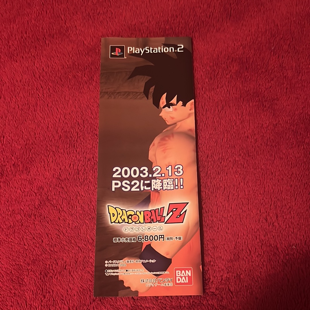 Dragon Ball Z Budokai 1 Pamphlet