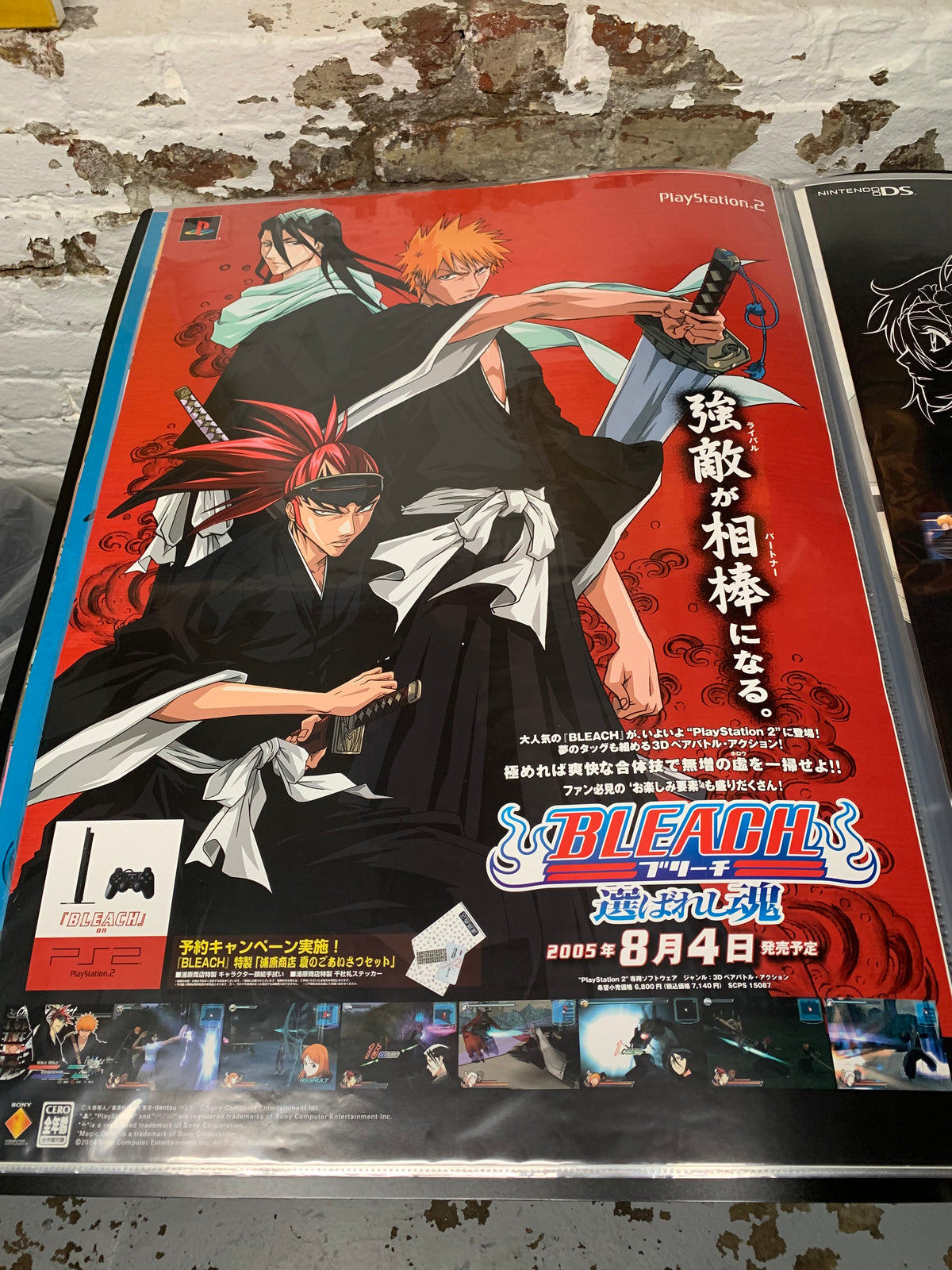 Bleach: Hanatareshi Yabou PS2 2006 B2 Poster – JapanAnimePosters