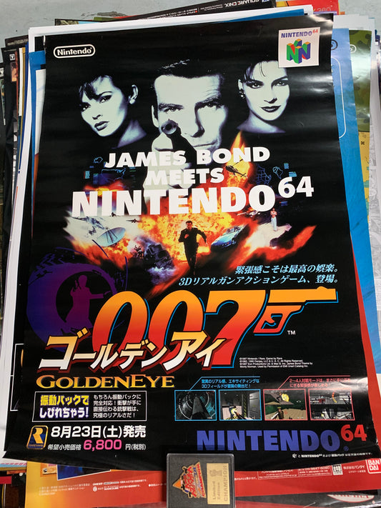 Goldeneye Nintendo 64 B2 1997 Poster
