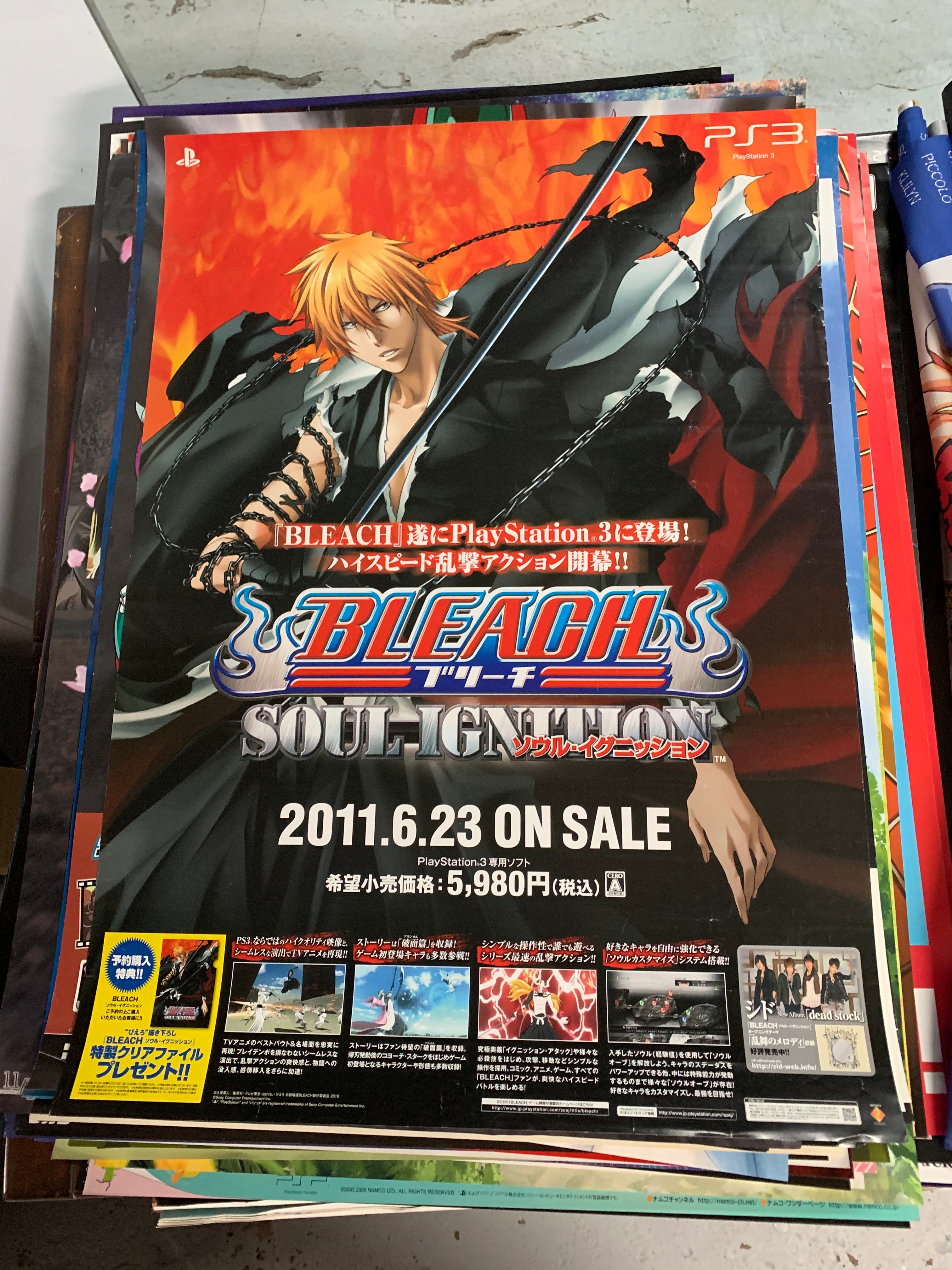 Ps3 Poster Bleach Soul Ignition PS3 2011 B2 Poster – JapanAnimePosters