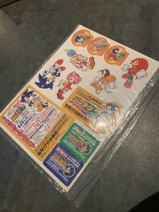 Promoción de Sonic Advance POP