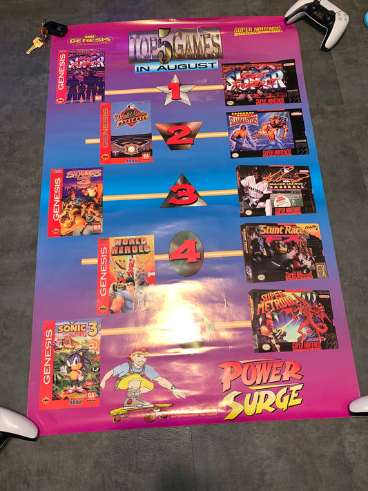 Variante del póster del juego Sega Genesis